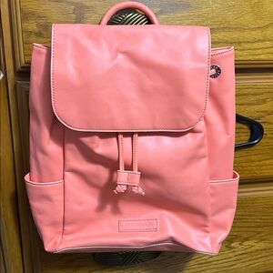 Vera Bradley Coral Drawstring Backpack Purse